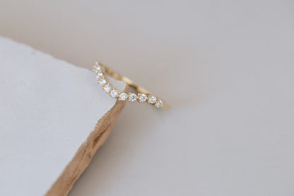 0.37 CT Round Full Eternity Lab Grown Diamond Wedding Band