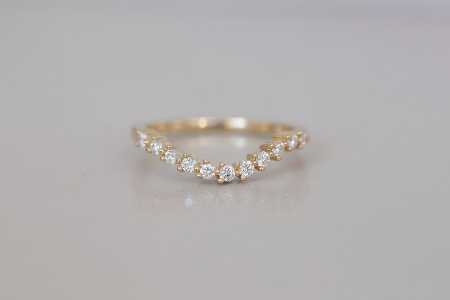 0.37 CT Round Full Eternity Lab Grown Diamond Wedding Band