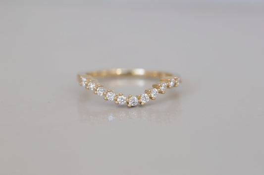 0.37 CT Round Full Eternity Lab Grown Diamond Wedding Band