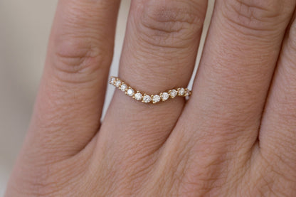 0.37 CT Round Full Eternity Lab Grown Diamond Wedding Band