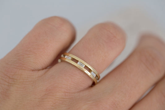 0.37 CT Round Full Eternity Lab Grown Diamond Wedding Band
