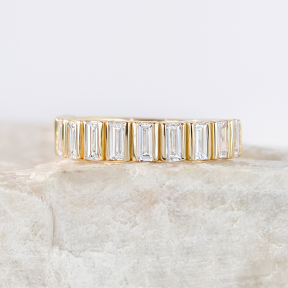 0.37 CT Round Full Eternity Lab Grown Diamond Wedding Band