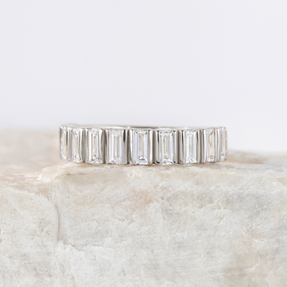 0.37 CT Round Full Eternity Lab Grown Diamond Wedding Band