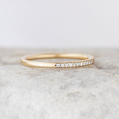 0.37 CT Round Full Eternity Lab Grown Diamond Wedding Band