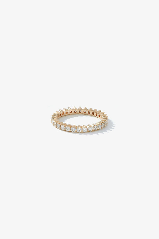 0.37 CT Round Full Eternity Lab Grown Diamond Wedding Band