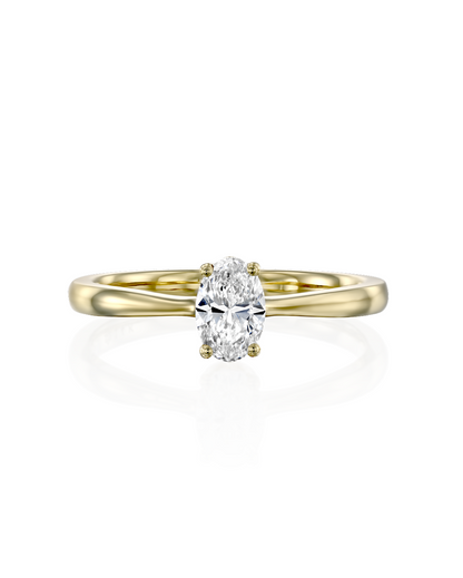 2 CT Round Three Stones Lab Grown Diamond Engagement Ring