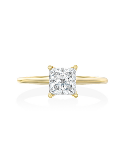 2 CT Round Three Stones Lab Grown Diamond Engagement Ring