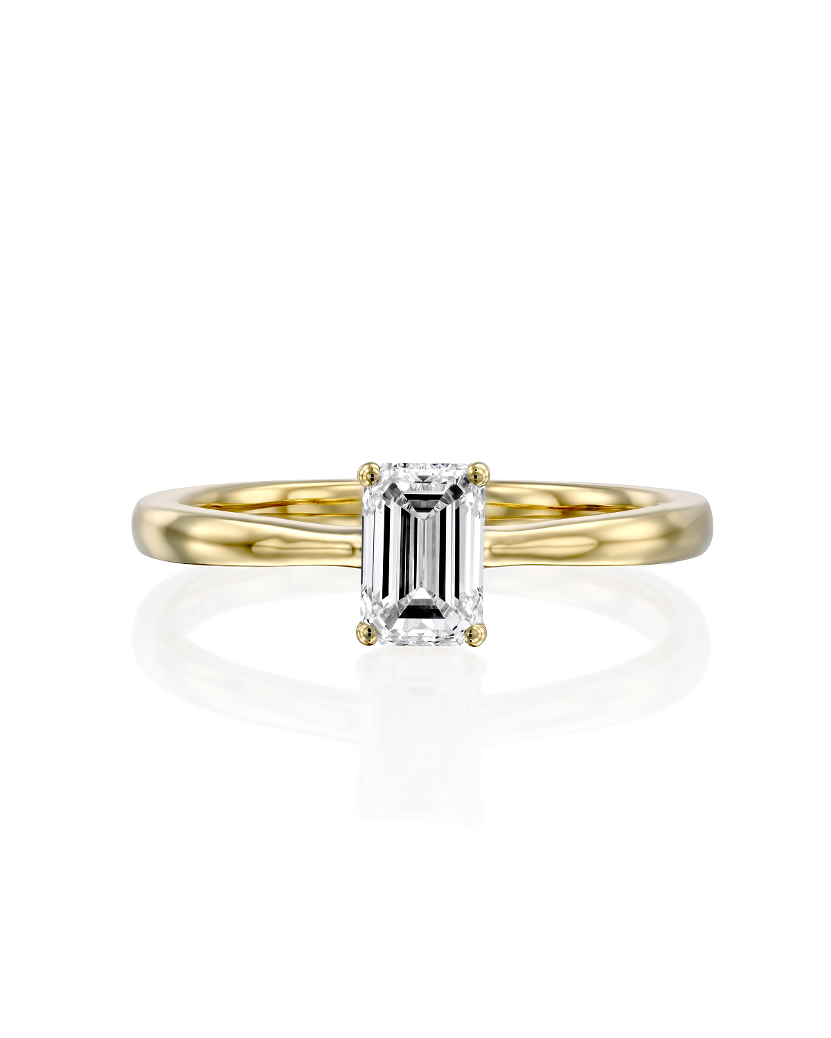 2 CT Round Three Stones Lab Grown Diamond Engagement Ring