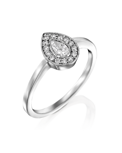 2 CT Round Three Stones Lab Grown Diamond Engagement Ring
