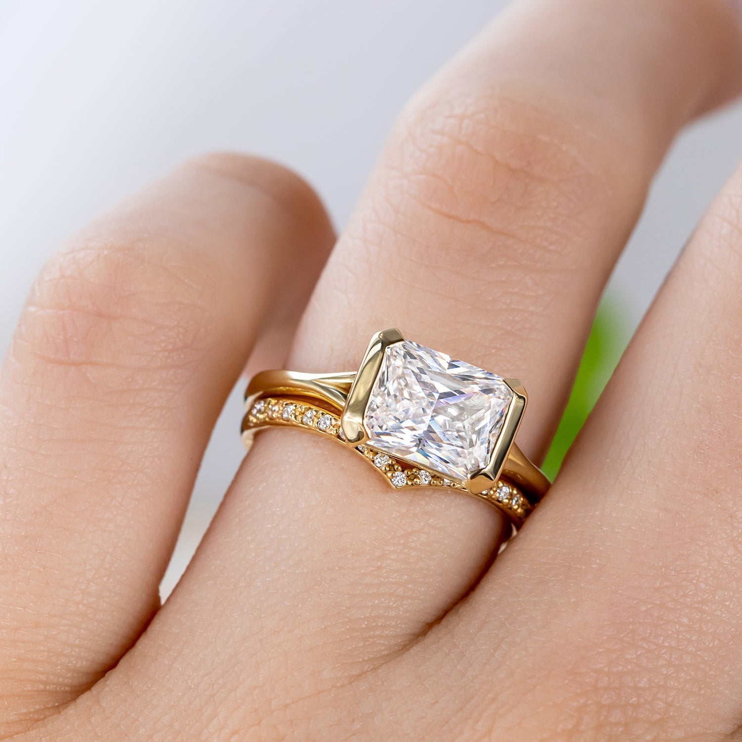 0.37 CT Round Full Eternity Lab Grown Diamond Wedding Band
