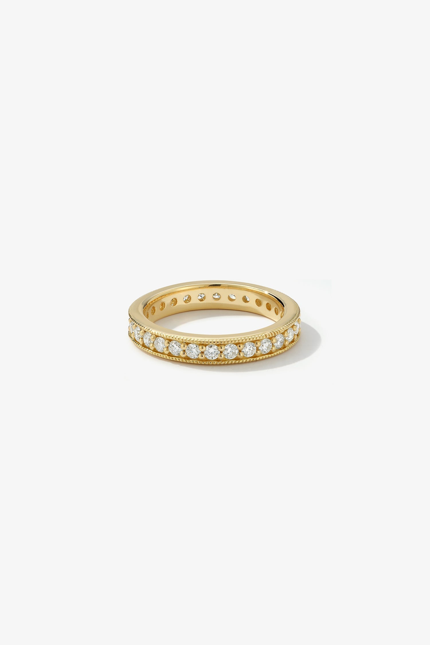 0.37 CT Round Full Eternity Lab Grown Diamond Wedding Band