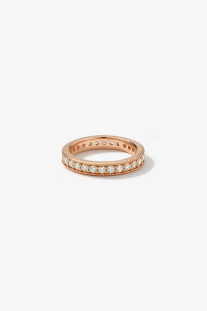 0.37 CT Round Full Eternity Lab Grown Diamond Wedding Band