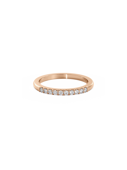 0.37 CT Round Full Eternity Lab Grown Diamond Wedding Band