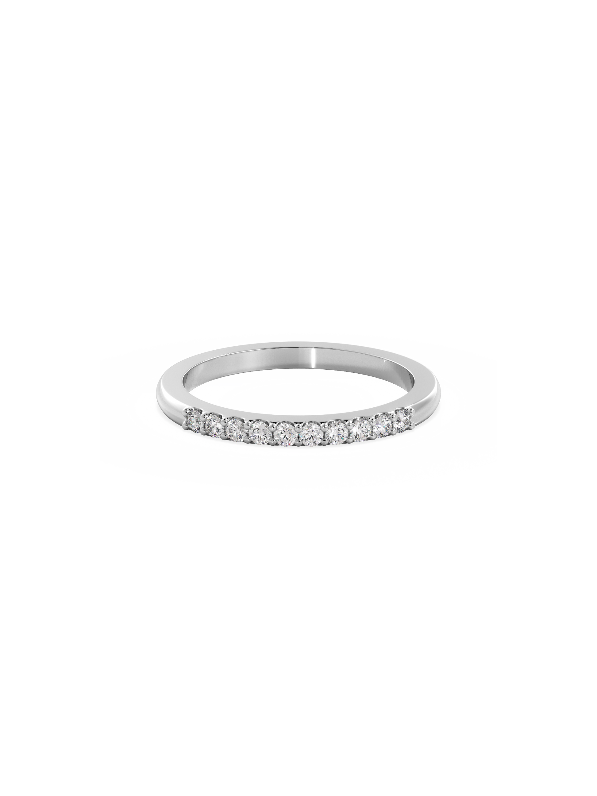 0.37 CT Round Full Eternity Lab Grown Diamond Wedding Band