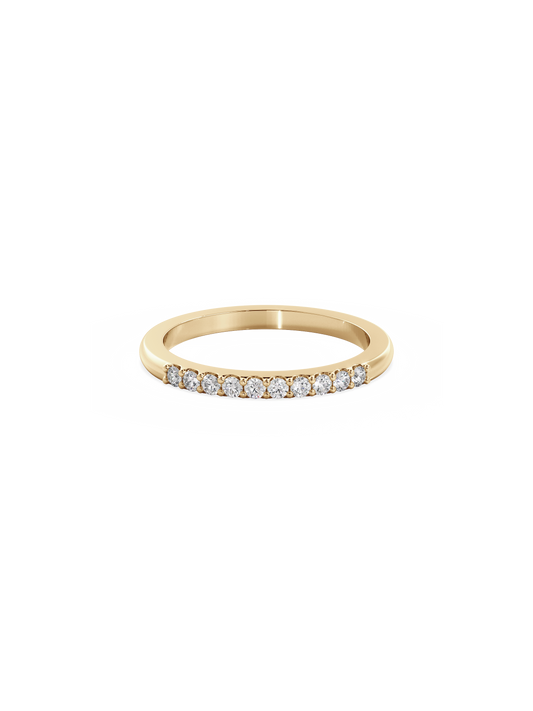0.37 CT Round Full Eternity Lab Grown Diamond Wedding Band