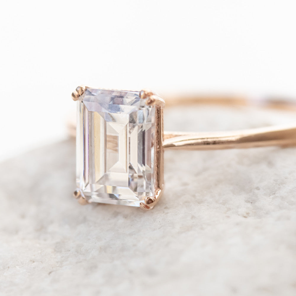 2 CT Round Three Stones Lab Grown Diamond Engagement Ring