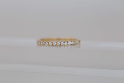0.37 CT Round Full Eternity Lab Grown Diamond Wedding Band