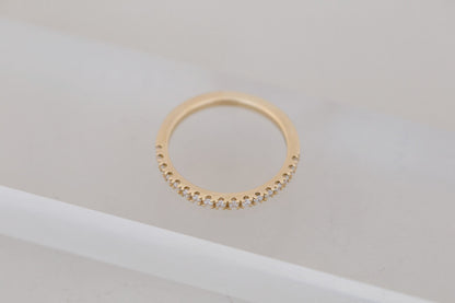 0.37 CT Round Full Eternity Lab Grown Diamond Wedding Band