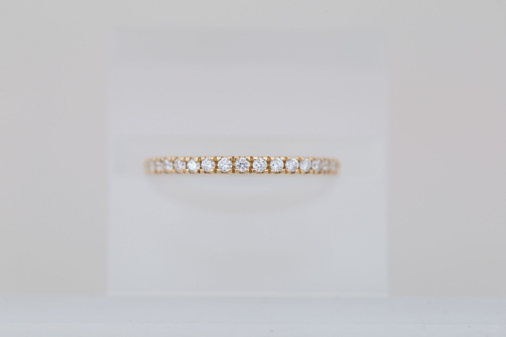 0.37 CT Round Full Eternity Lab Grown Diamond Wedding Band