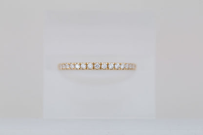 0.37 CT Round Full Eternity Lab Grown Diamond Wedding Band