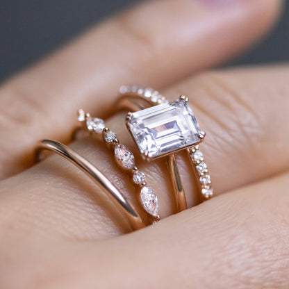 0.37 CT Round Full Eternity Lab Grown Diamond Wedding Band