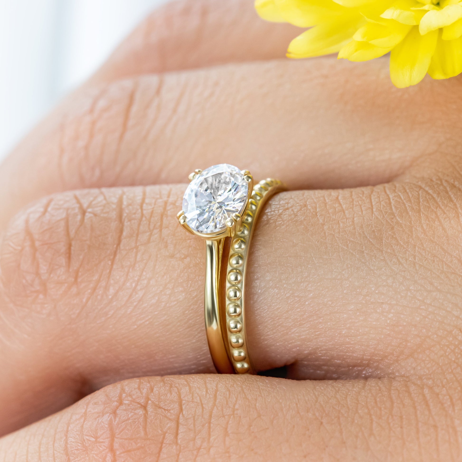 0.37 CT Round Full Eternity Lab Grown Diamond Wedding Band