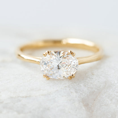2 CT Round Three Stones Lab Grown Diamond Engagement Ring