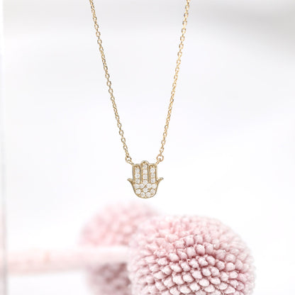 1.0 CT Round Bezel Solitaire Lab Grown Diamond Necklace