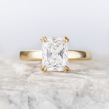 2 CT Round Three Stones Lab Grown Diamond Engagement Ring