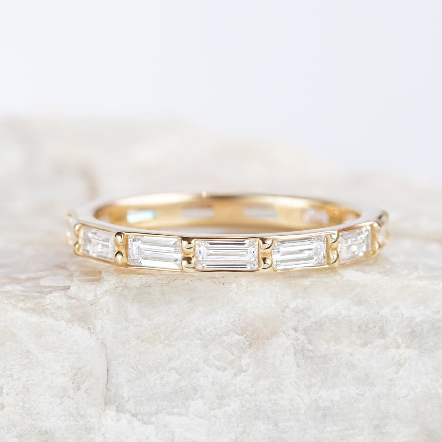 0.37 CT Round Full Eternity Lab Grown Diamond Wedding Band