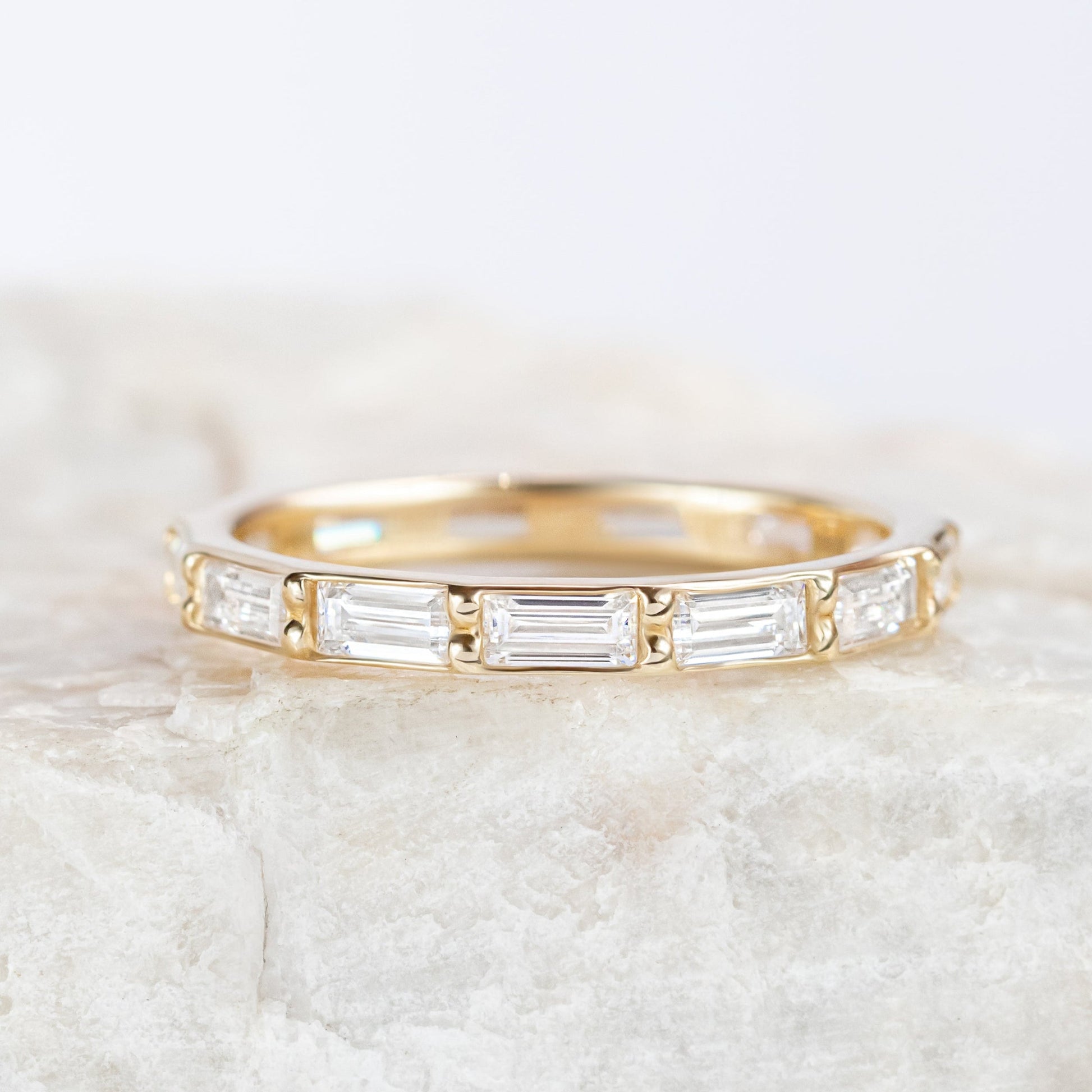 0.37 CT Round Full Eternity Lab Grown Diamond Wedding Band