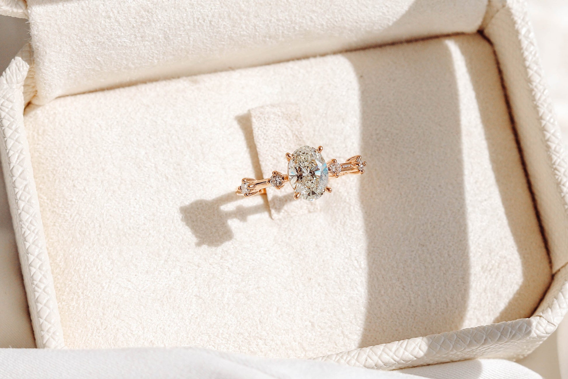 2 CT Round Three Stones Lab Grown Diamond Engagement Ring