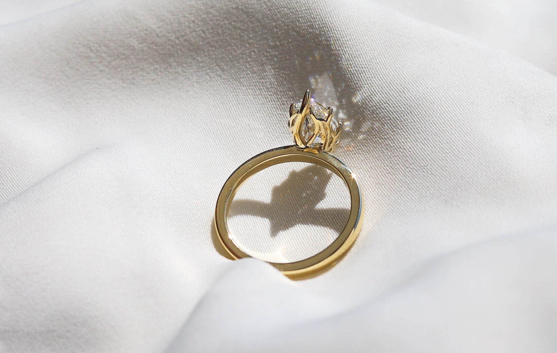 2 CT Round Three Stones Lab Grown Diamond Engagement Ring