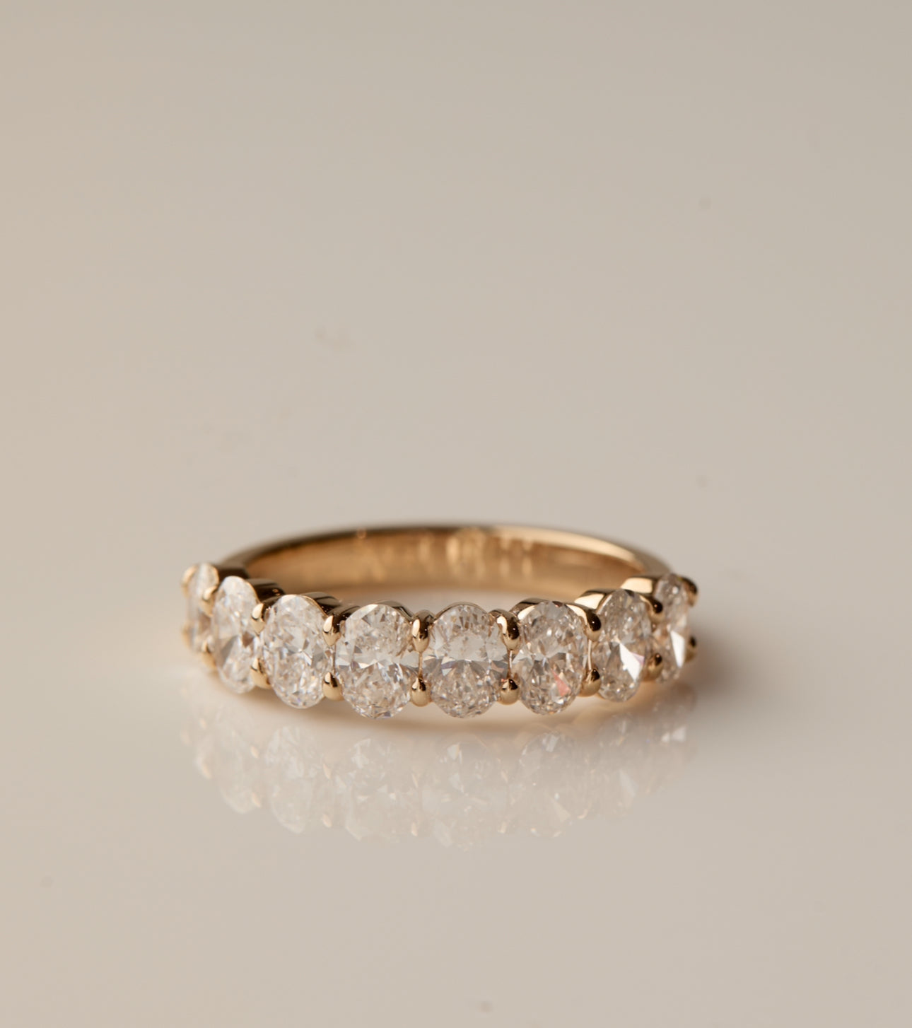 0.37 CT Round Full Eternity Lab Grown Diamond Wedding Band