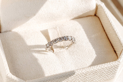 0.37 CT Round Full Eternity Lab Grown Diamond Wedding Band