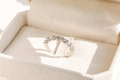 0.37 CT Round Full Eternity Lab Grown Diamond Wedding Band