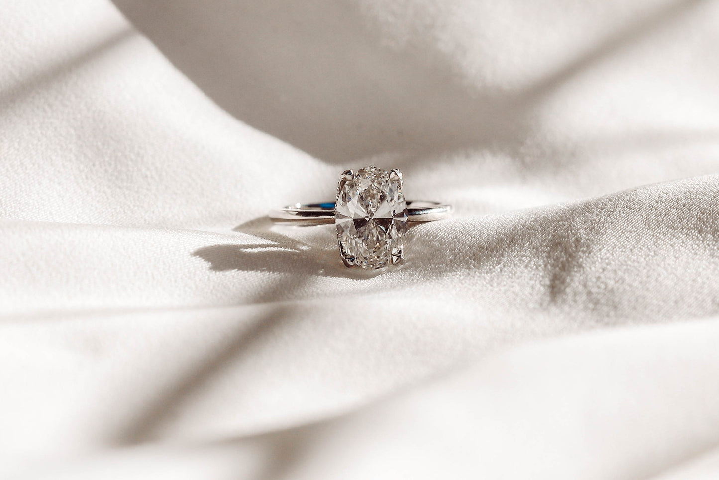 2 CT Round Three Stones Lab Grown Diamond Engagement Ring