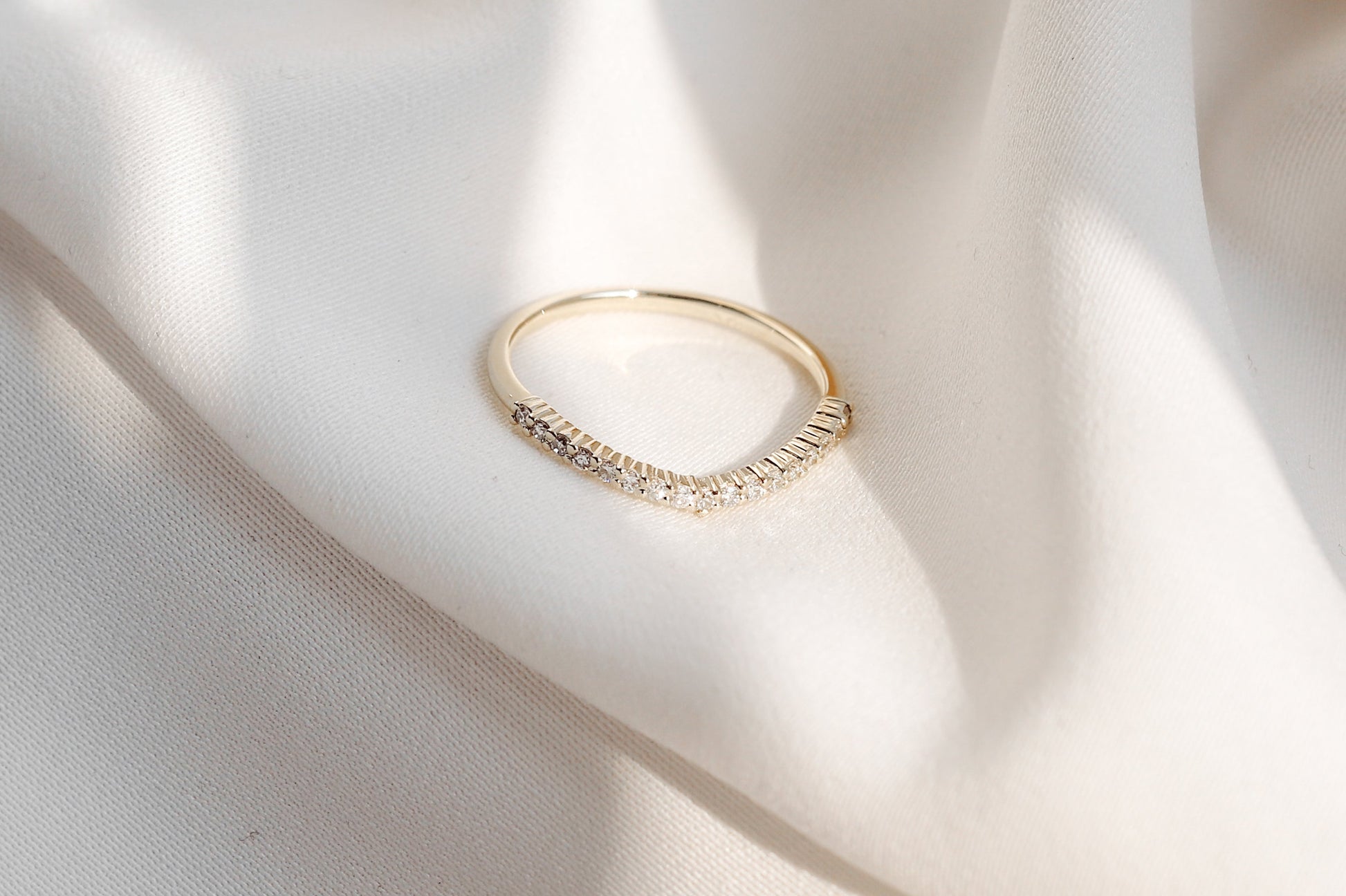 0.37 CT Round Full Eternity Lab Grown Diamond Wedding Band