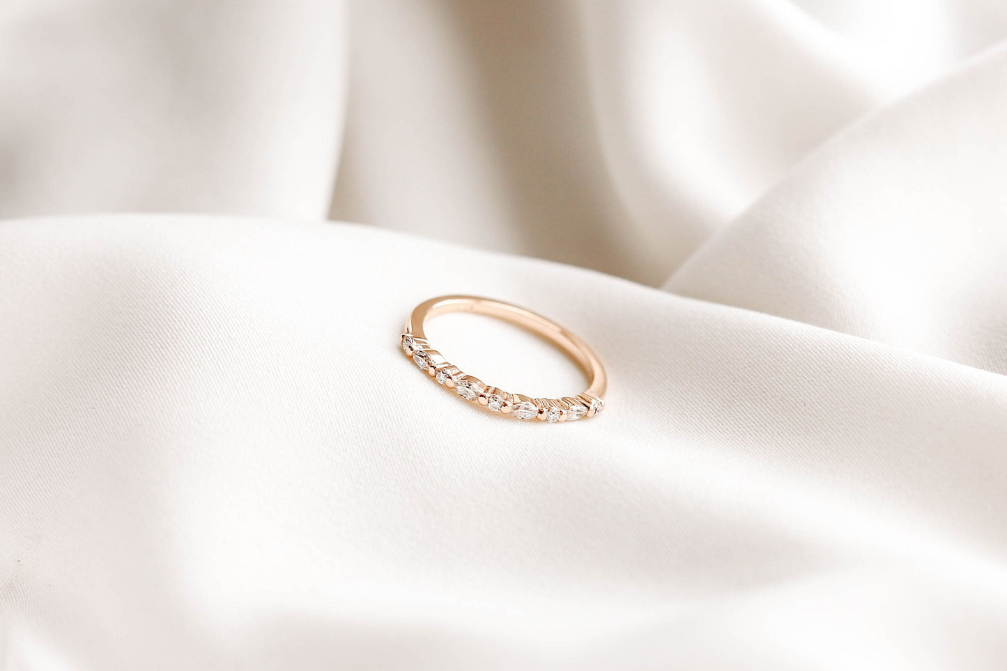 0.37 CT Round Full Eternity Lab Grown Diamond Wedding Band