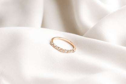 0.37 CT Round Full Eternity Lab Grown Diamond Wedding Band