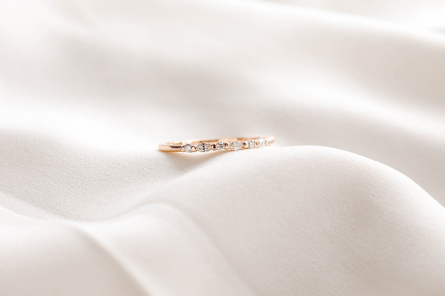 0.37 CT Round Full Eternity Lab Grown Diamond Wedding Band