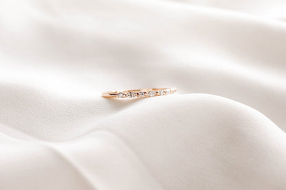 0.37 CT Round Full Eternity Lab Grown Diamond Wedding Band