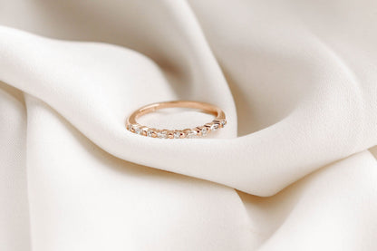 0.37 CT Round Full Eternity Lab Grown Diamond Wedding Band