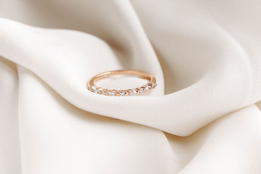0.37 CT Round Full Eternity Lab Grown Diamond Wedding Band