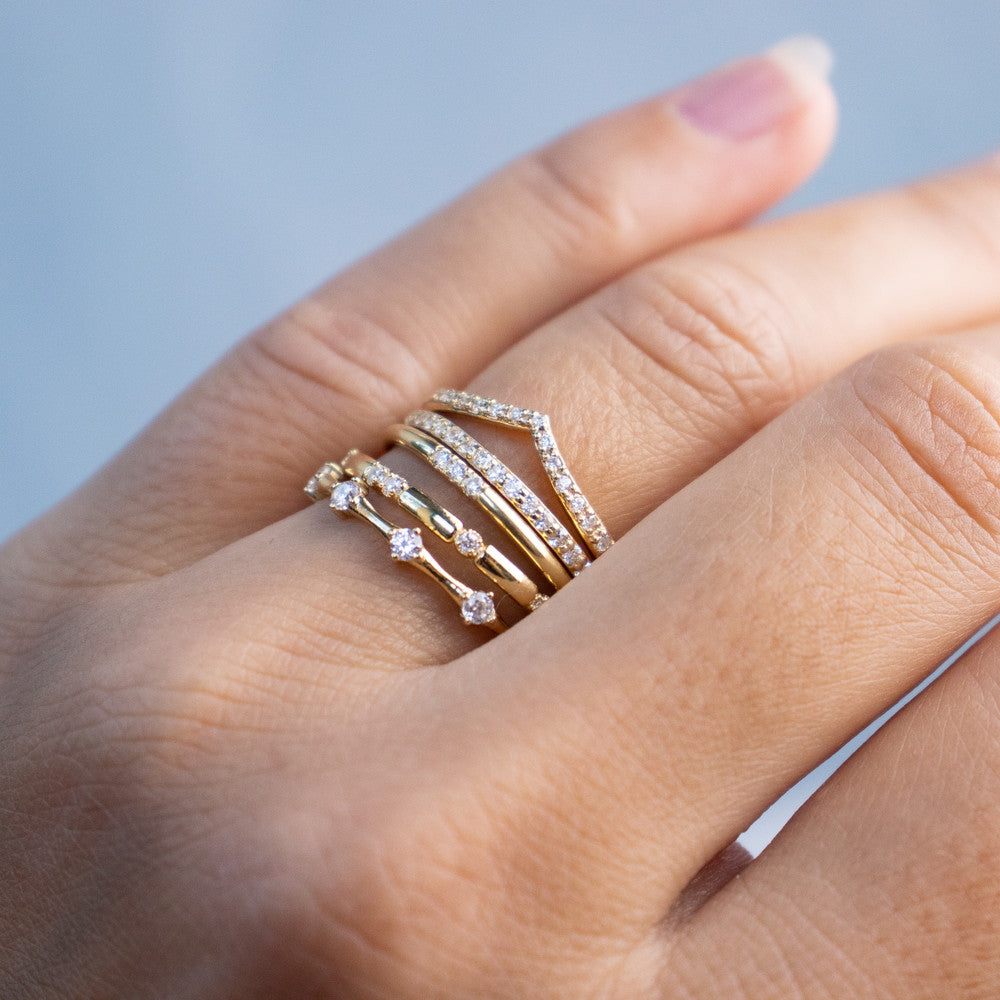 0.37 CT Round Full Eternity Lab Grown Diamond Wedding Band