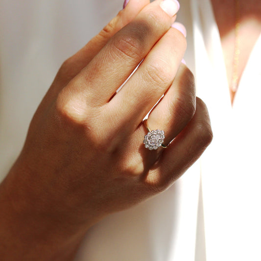 2 CT Round Three Stones Lab Grown Diamond Engagement Ring