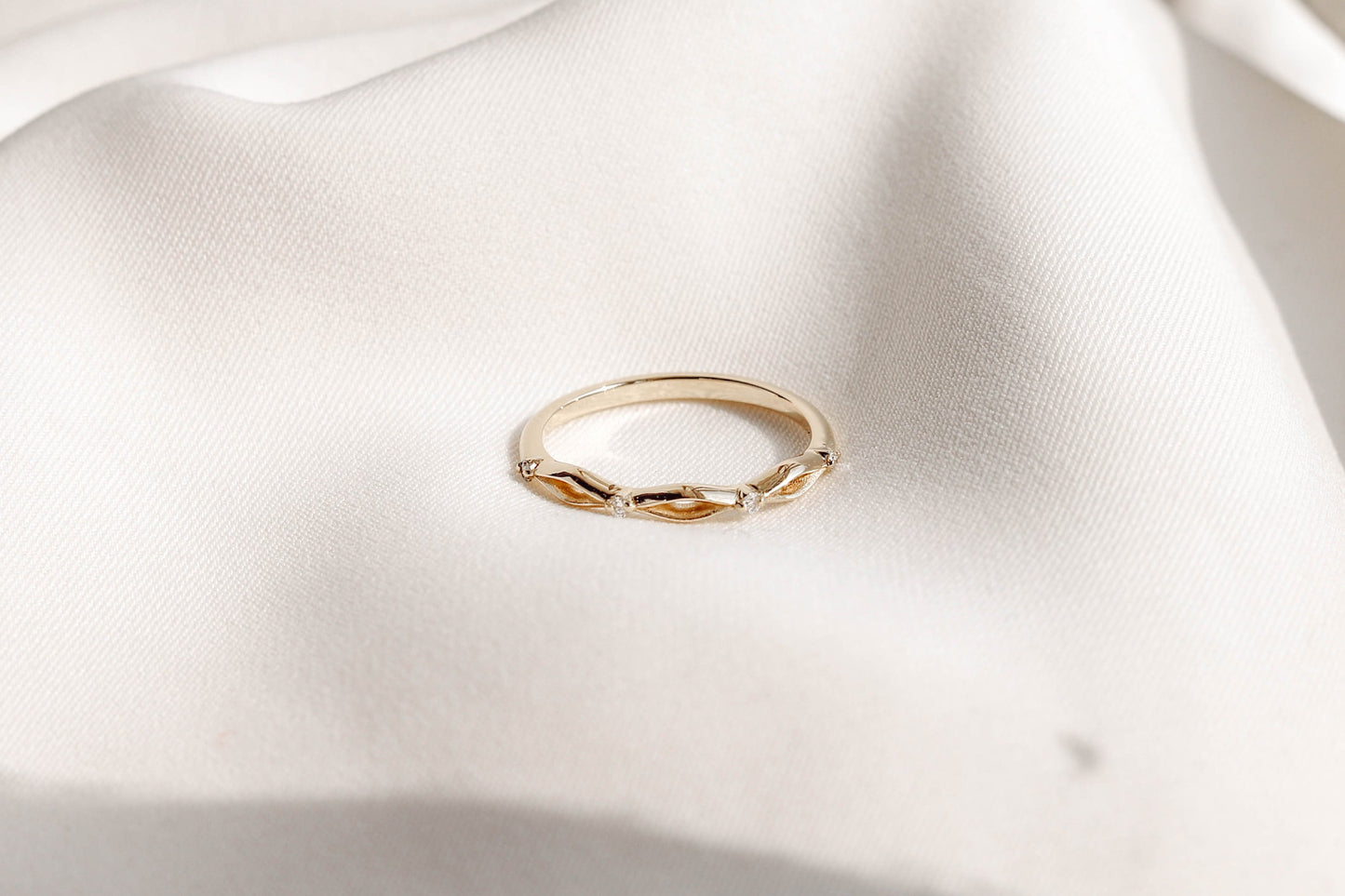 0.37 CT Round Full Eternity Lab Grown Diamond Wedding Band