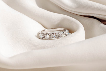 0.37 CT Round Full Eternity Lab Grown Diamond Wedding Band