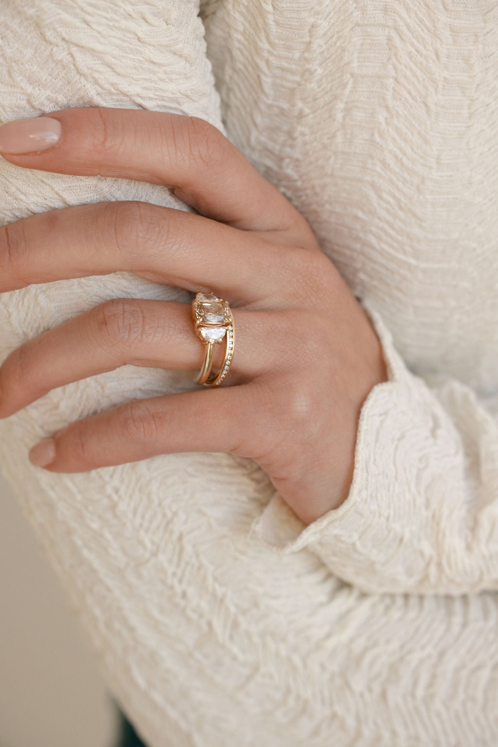 0.37 CT Round Full Eternity Lab Grown Diamond Wedding Band
