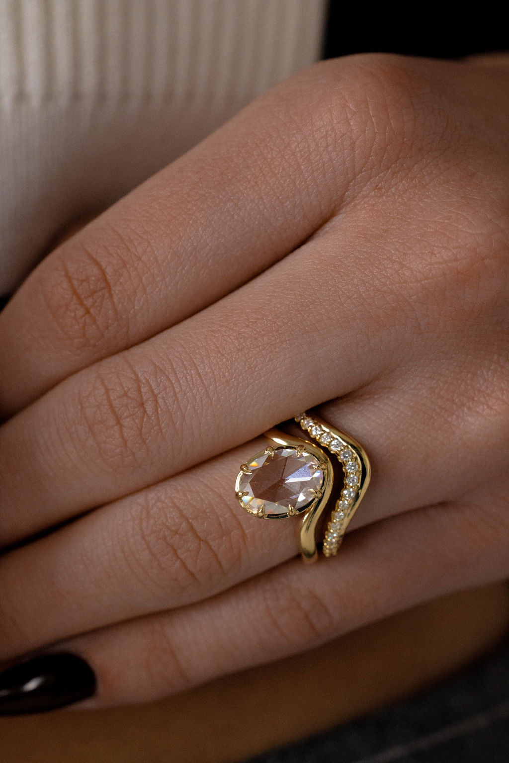 0.37 CT Round Full Eternity Lab Grown Diamond Wedding Band